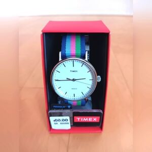 Timex Indiglo Watch with Detachable Multicolor Strap
